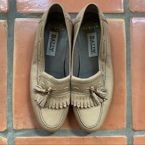 Vintage 70s Bally Men’s Leather Tassel Loafers
